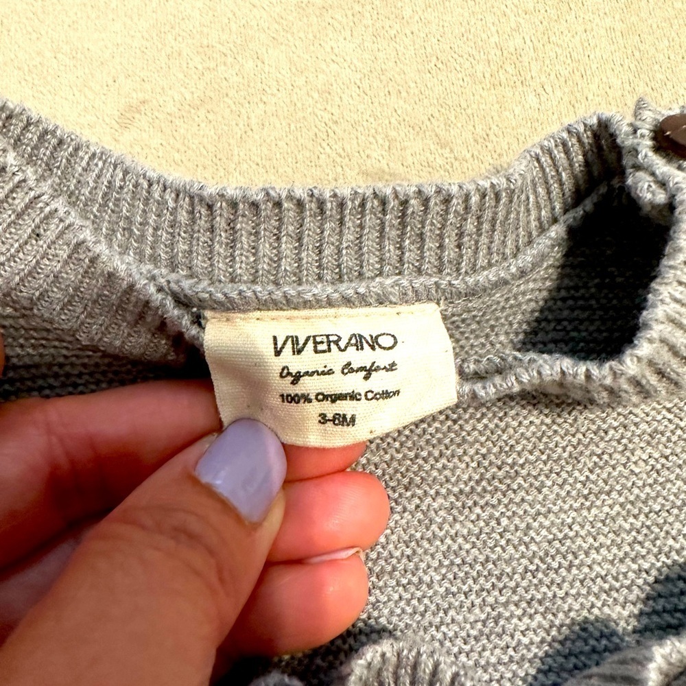 Baby Cotton Sweater - Picture 2 of 2